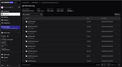 Web UI, dark mode