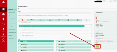Provision compute instance