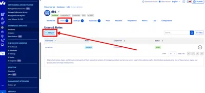 Create Backup User