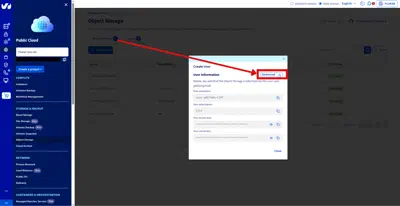 Download user information