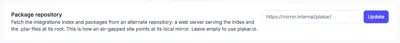 Updating package repository