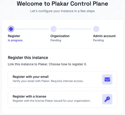 Choosing how to register an instance